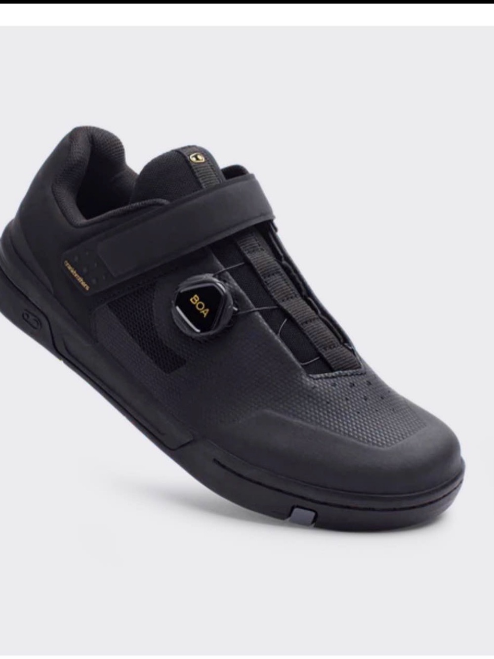 Men's Black Athletic Cycling Shoe with BOA Closure